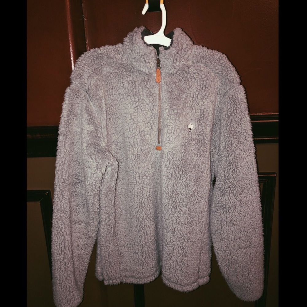 Southern Shirt Co. Sherpa Pullover Grey